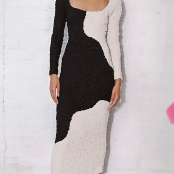 Mara Hoffman Black and White Textured Dress - Picture 4 of 6